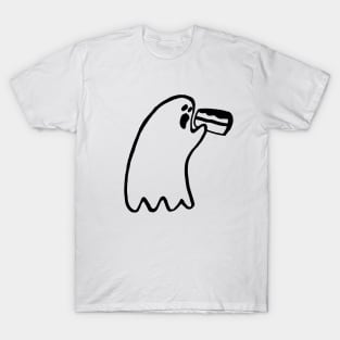 Ghost Eating Cake T-Shirt